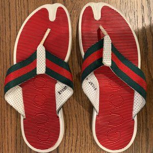 Men's Gucci Flip-Flop Sandals Size US 10.5, EU 43
